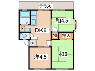 ボナ－ル野比Ａの物件間取画像